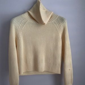Wilfred Yellow Turtleneck Knit